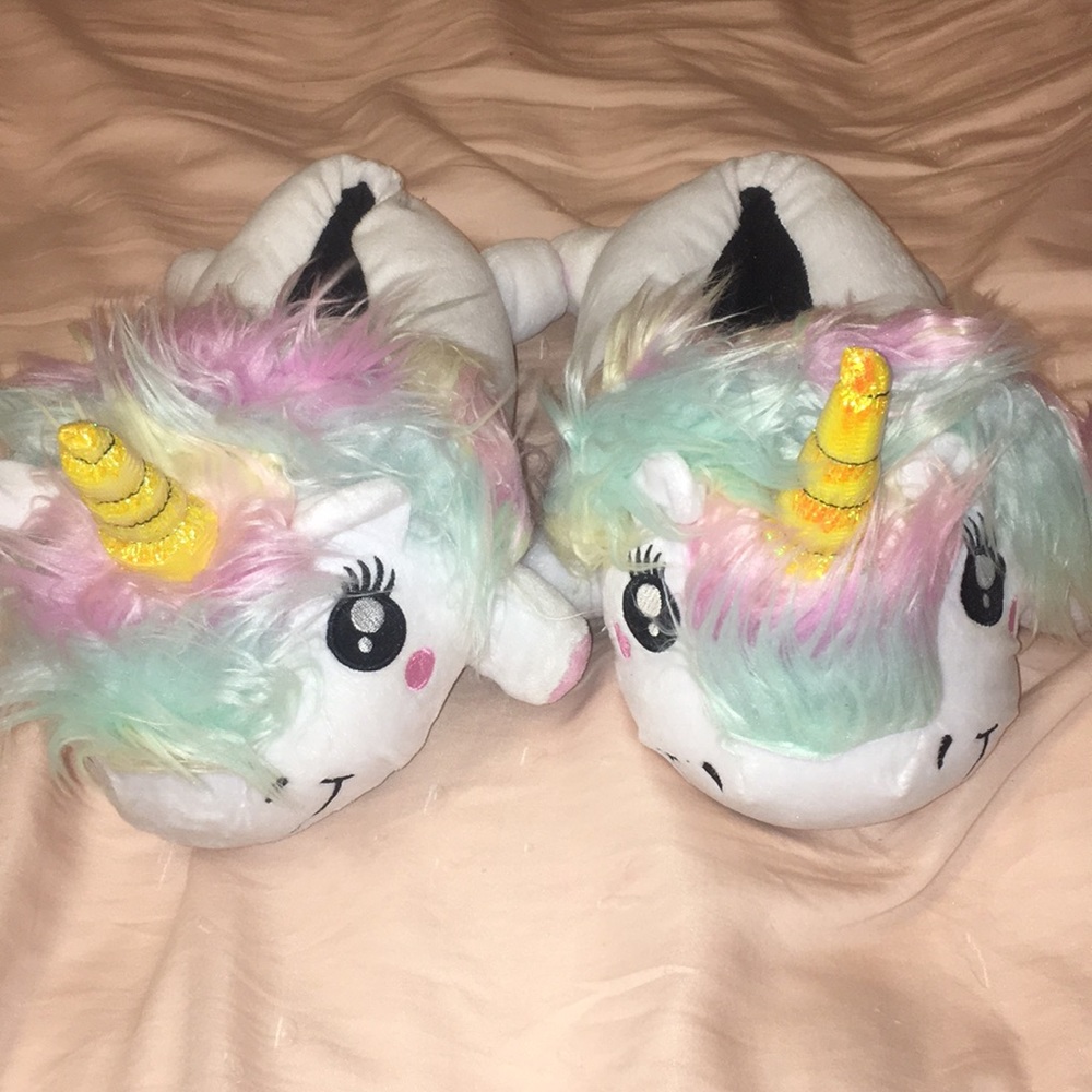 Unicorn slippers